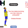 Cristiano Ronaldo Embroidery Designs