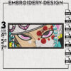 Uzui tengen embroidery design
