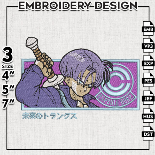 Trunks Embroidery Files