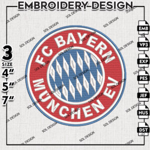 Bayern Munich Embroidery Design