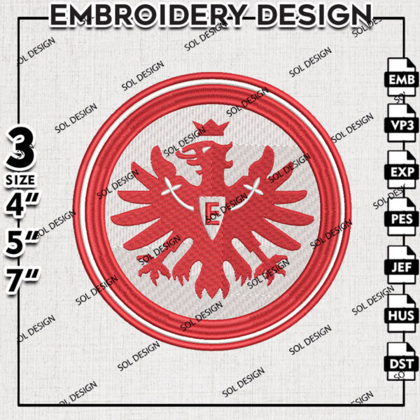 Eintracht Frankfurt Embroidery Design