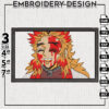 Rengoku Kyoujurou Embroidery Designs