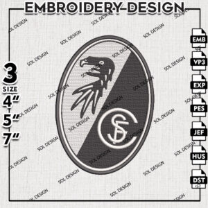 SC Freiburg Embroidery Design