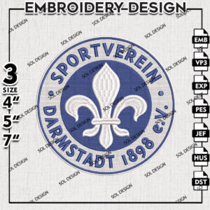 SV Darmstadt 98 Embroidery Design