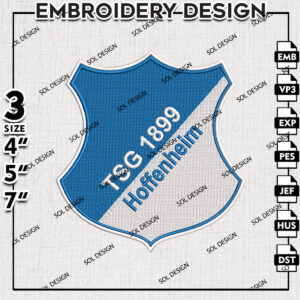 TSG Hoffenheim Embroidery Design