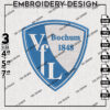 VfL Bochum Embroidery Design