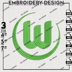 VfL Wolfsburg Embroidery Design
