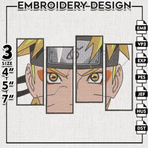 Uzumaki Naruto Embroidery Designs