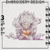 Monkey D Luffy Embroidery Designs