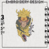 Uzumaki Naruto Embroidery Designs