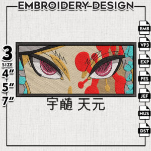 Tengen eyes embroidery design