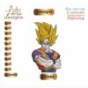 Goku Anime Embroidery Designs