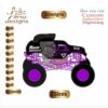 Car Great Clips Applque Embroidery Designs, mohawk warrior monster truck Embroidery Designs