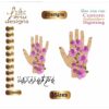 Hand with rose Embroidery Designs,2Designs & 3Size, Hand Machine Embroidery Designs,Files Instant Download