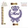 Crown Baby Mert Embroidery Designs