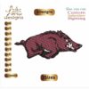 Arkansas Razorbacks Embroidery Designs
