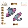 Cat Border Embroidery Designs