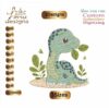 Cute dinosaur Embroidery Designs