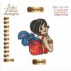 Young Girl Embroidery Designs