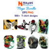 DTF T-shirt Design Bundle First Update 100 designs