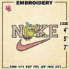 Nike SpongeBob SquarePants Lew Lew Embroidery Designs, Embroidery Files, Machine Embroidery Pattern, Digital Download