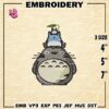Totoro Machine Embroidery Pattern, Totoro Embroidery Designs, Anime Logo Embroidery Files, Digital Download