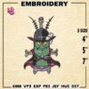 Sheldon Mihawk Embroidery Designs, One Piece Machine Embroidery Pattern, Logo Embroidery Files, Digital Download