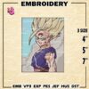 Dragon Ball Embroidery Designs, Son Gohan Logo Embroidery Files, Anime Machine Embroidery Pattern, Digital Download