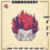 Hisoka Machine Embroidery Pattern / Hunter x Hunter Embroidery Designs / Anime Logo Embroidery Files / Digital Download