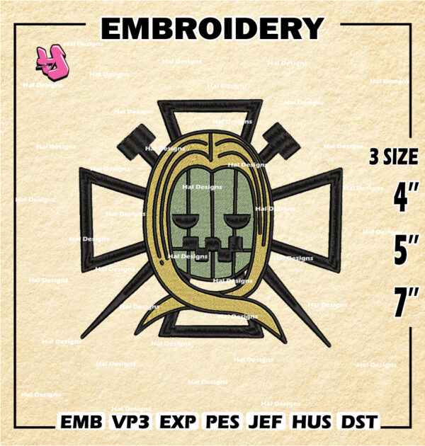 One Piece Machine Embroidery Pattern, Basil Hawkins Jolly Roger Embroidery Designs, Embroidery Files, Digital Download