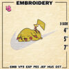 Pokemon Pikachu Embroidery Designs, Nike Pikachu Logo Embroidery Files, Machine Embroidery Pattern, Digital Download