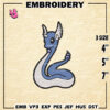 Pokemon Dragonair Embroidery Designs, Dragonair Logo Embroidery Files, Machine Embroidery Pattern, Digital Download