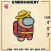 Among us Embroidery Designs, Among us One Piece Embroidery Files, Cartoon Machine Embroidery Pattern, Digital Download