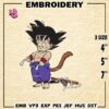 Goku kid Embroidery Designs, Nike Dragon Ball Logo Embroidery Files, Machine Embroidery Pattern, Digital Download