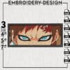 Gaara eyes Embroidery designs / Anime Naruto Embroidery Files / Machine Embroidery Designs / Digital Download