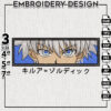 Killua Zoldyck Hunter Embroidery Designs, Hunter Anime character Embroidery Files, Digital Download