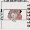 Anya eyes Embroidery File, Spy x Family Anime Embroidery Design, Machine Design Pes Digital Download