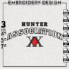 Gon Embroidery Designs, Gon Anime Character Embroidery Files, Hunter x Hunter Machine Embroidery Pattern
