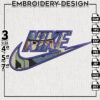 Kakashi Nike Anime Character Embroidery Designs, Naruto Machine Embroidery Pattern, Digital Download