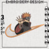 Pain Naruto Nike Embroidery Design, Naruto Anime Character Embroidery File, Machine Embroidery Digital download
