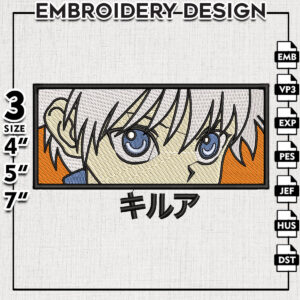 Killua Eyes Embroidery Designs / Hxh Embroidery / Anime Files / Manga Digital download