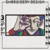 Hisoka Embroidery Design / Hunter X Hunter Embroidery File / Anime Character Designs / Digital Download