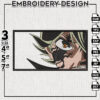 Asta Embroidery Designs, Asta Anime Character Embroidery Files, Black Clover Machine Embroidery, Digital Download