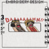 Dammm Luffy vs Ushop Embroidery Designs, Luffy Logo Embroidery Files, One Piece Machine Embroidery, Digital Download