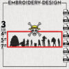 One Piece Anime Character Embroidery Designs, Anime Character Embroidery Files, Manga Anime Machine Embroidery, Digital Download