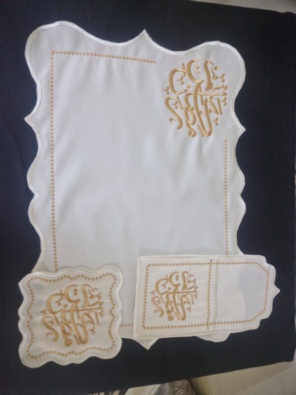 Ramadan Kareem dining tablecloths, مفارش سفرة رمضان كريم, Embroidery Design, Files Instant Download