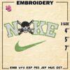 One Piece Machine Embroidery Pattern, Nike Roronoa Zoro Embroidery Designs, Zoro Logo Embroidery Files, Digital Download