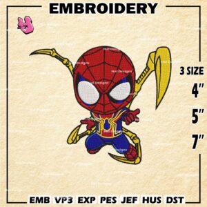 Marvel Embroidery Files, Spider Man Movie Embroidery Designs, Spider Man, Machine Embroidery Pattern