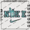 Sullivan Nike Embroidery Design, Disney Embroidery file, Cartoon Character Machine Embroidery Digital download