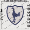 Tottenham Hotspur Embroidery Design, Premier League Embroidery files, EPL Tottenham Hotspur Teams, Football, Digital Download